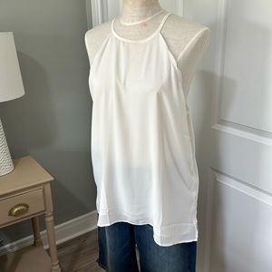 Ann Taylor loft, cream tank blouse